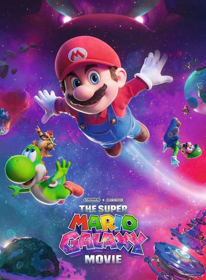 De Super Mario Galaxy Movie kinderpuzzel (300 stukjes XXL)