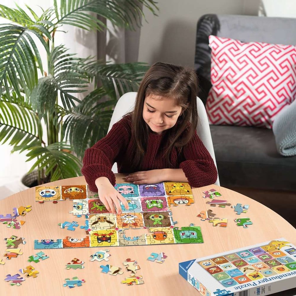 Pokémon Kinderpuzzel Pokémon Gezichten (100 Stuks XXL)