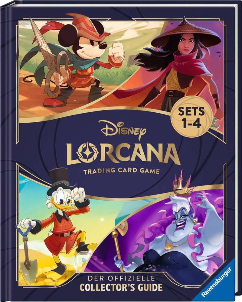 Disney Lorcana TCG-boek De officiële verzamelgids: sets 1-4 *Duitse versie*