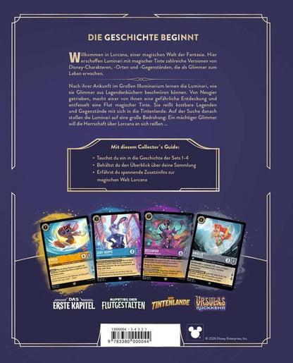 Disney Lorcana TCG-boek De officiële verzamelgids: sets 1-4 *Duitse versie*