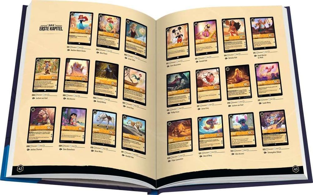 Disney Lorcana TCG-boek De officiële verzamelgids: sets 1-4 *Duitse versie*
