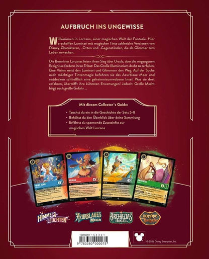 Disney Lorcana TCG-boek De officiële verzamelgids: sets 5-8 *Duitse versie*