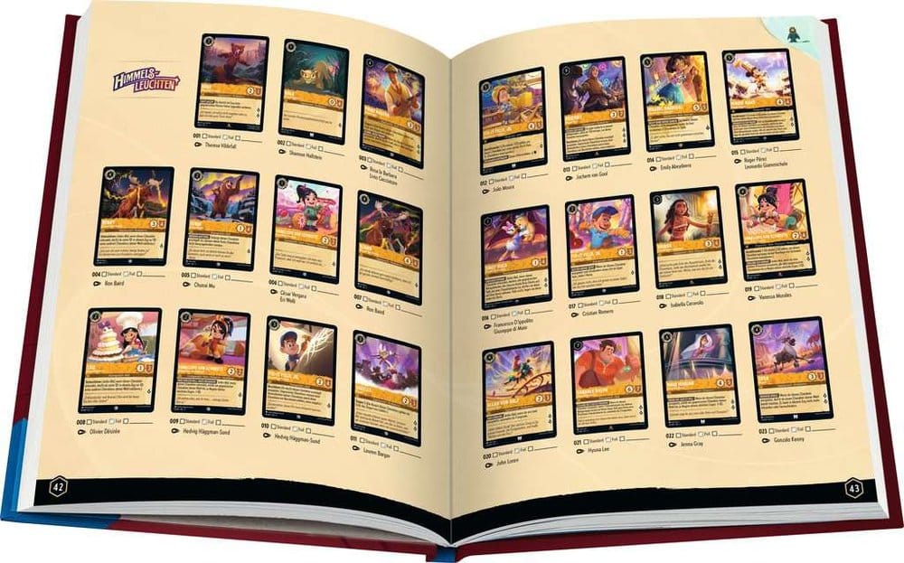 Disney Lorcana TCG-boek De officiële verzamelgids: sets 5-8 *Duitse versie*
