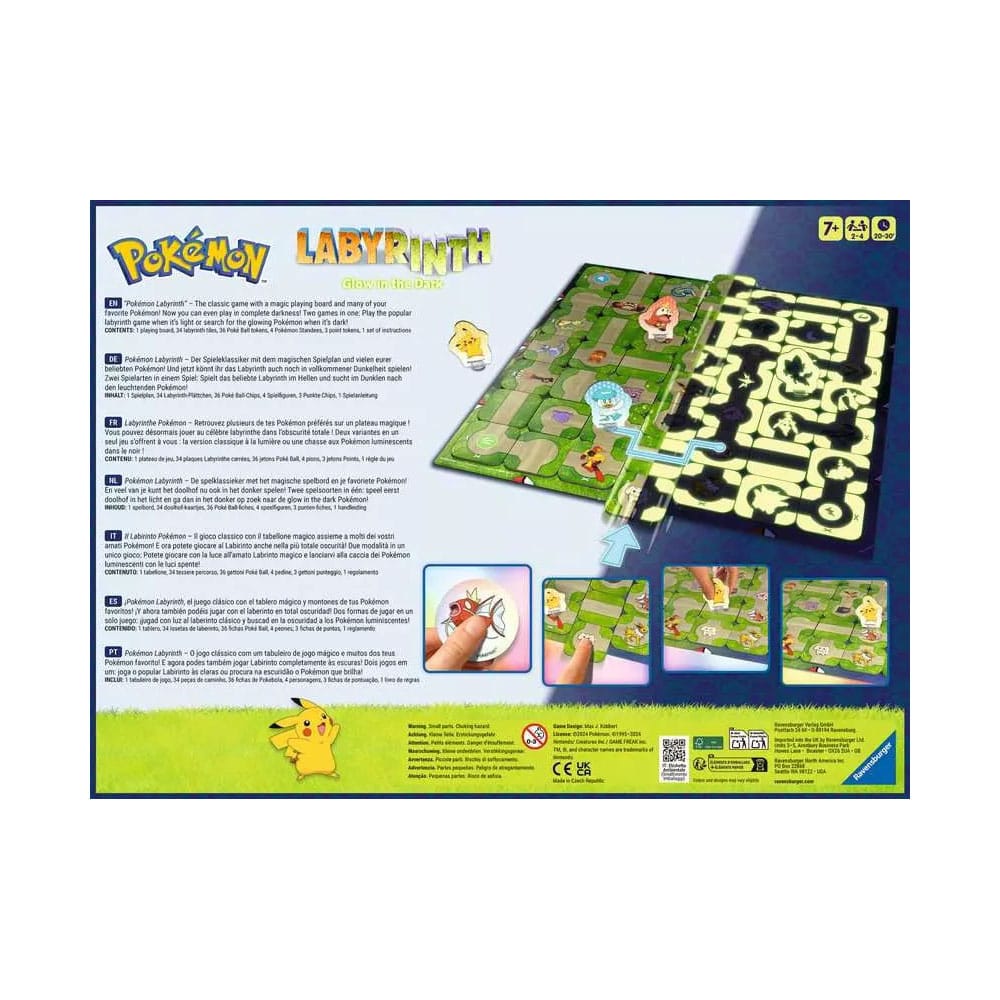 Pokémon Bordspel Labyrinth Glow in the Dark