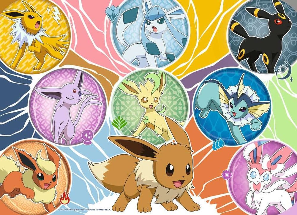 Pokémon-puzzel 4-pack Pokémon Buddies (4x100 stukjes)