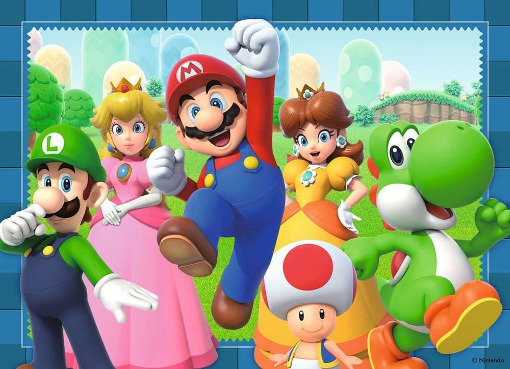 Super Mario-puzzel 4-pack Tijd voor Mario! (4x100 stuks)