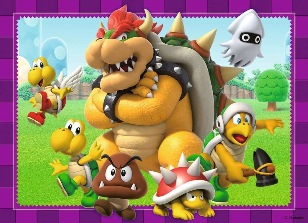 Super Mario-puzzel 4-pack Tijd voor Mario! (4x100 stuks)