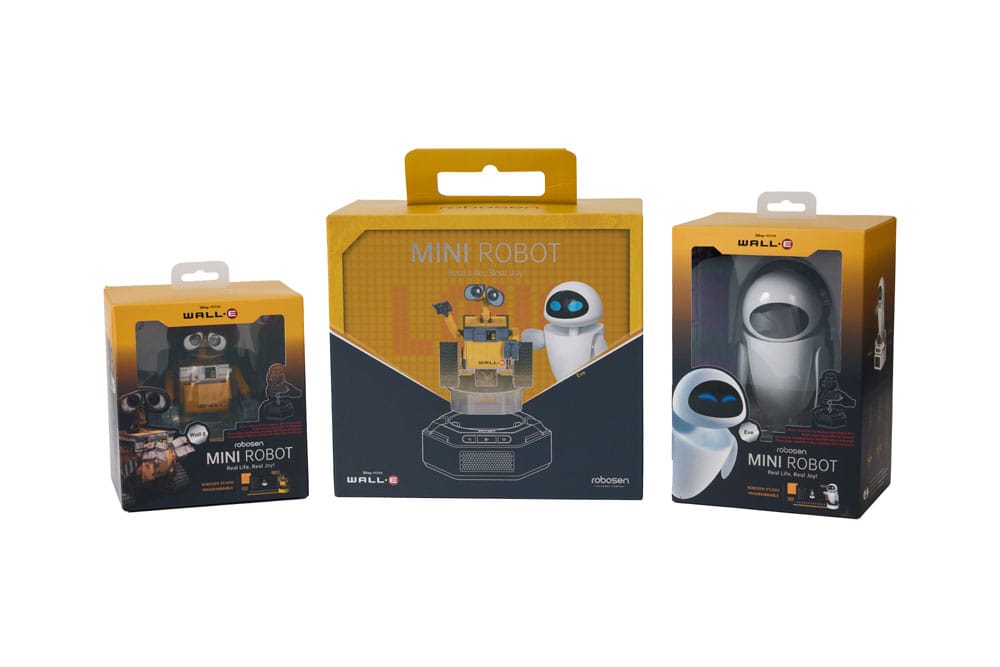 Wall-E Interactieve Mini Robots 2 Pack Wall-E & Eve *Engelse versie*