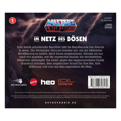 Masters of the Universe Radio Play CD Episode 1: IM Netz des Bösen *Duitse versie *