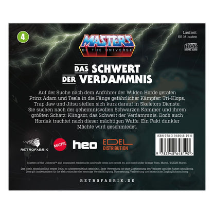 Masters of the Universe Radio Play CD aflevering 4: Das Schwert der Verdammnis *Duitse versie *