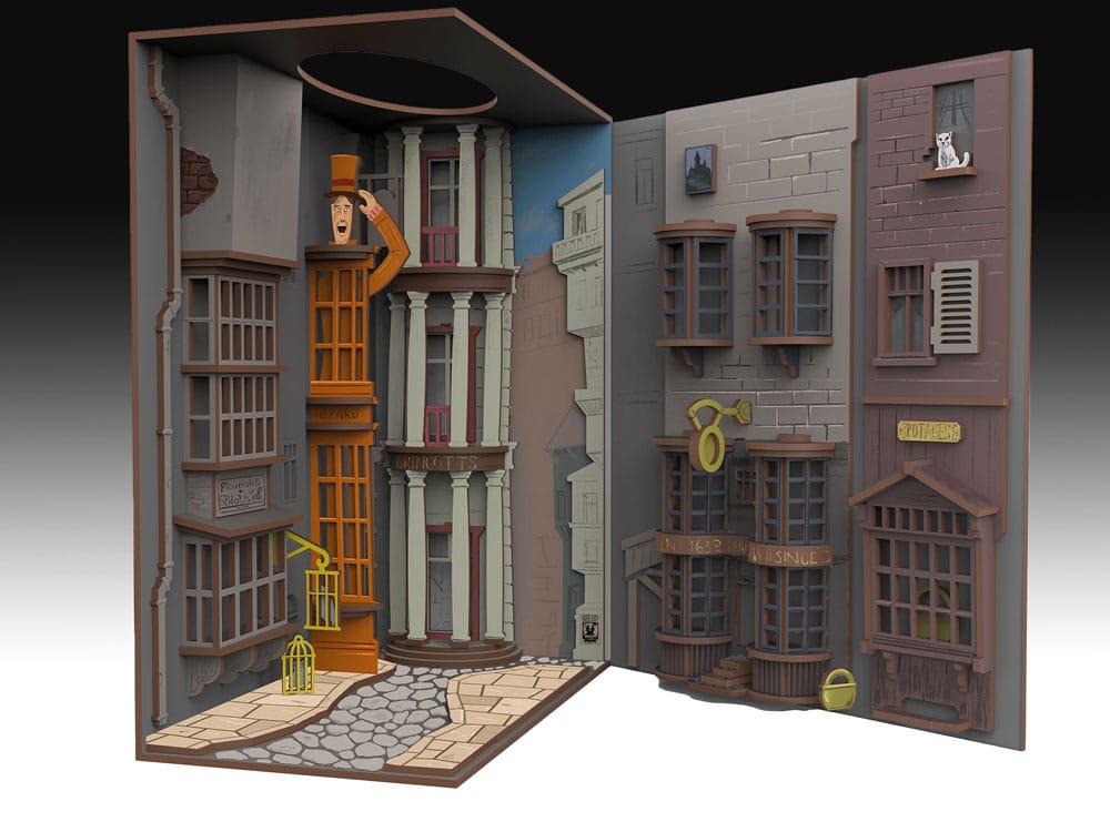 Harry Potter Tiny Adventures Boekenhoek Mini Diorama Diagon Alley 23 cm