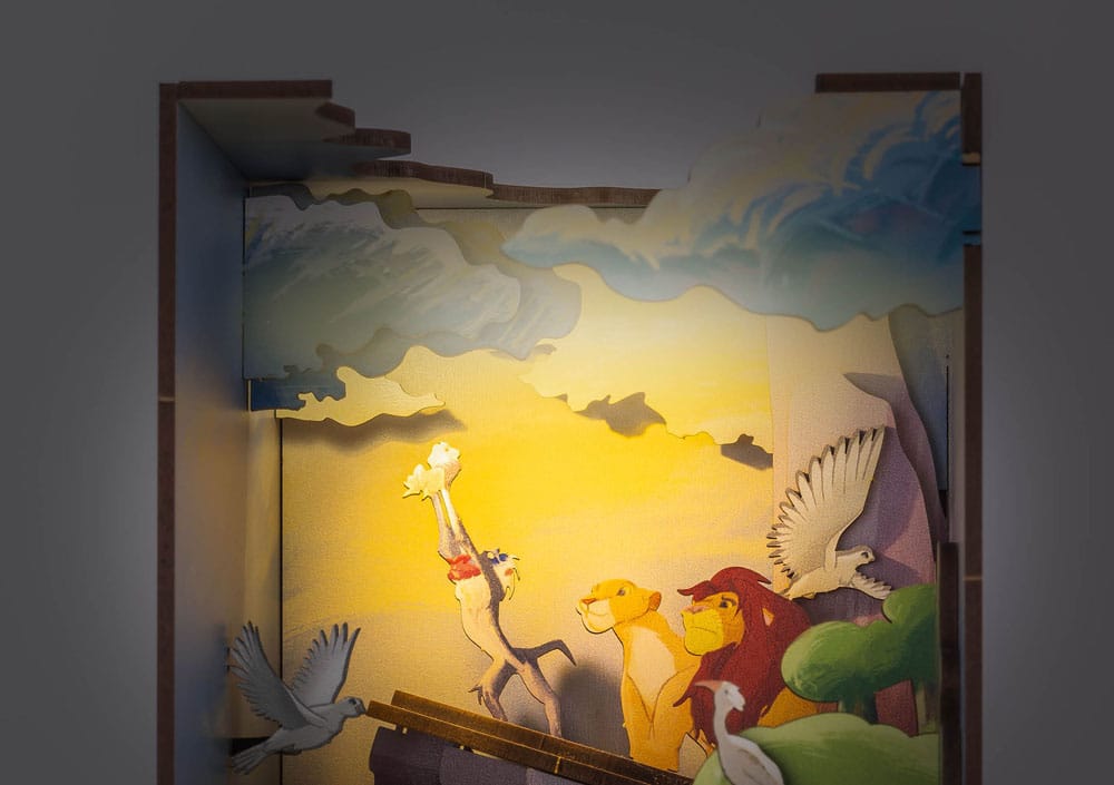 Disney Tiny Adventures Boek Nook Mini Diorama De Leeuwenkoning 23 cm