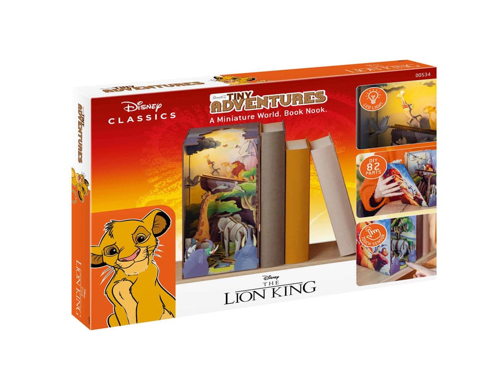 Disney Tiny Adventures Boek Nook Mini Diorama De Leeuwenkoning 23 cm