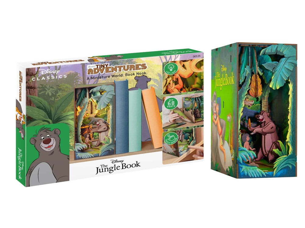 Disney Tiny Adventures Boek Nook Mini Diorama Het Jungleboek 23 cm