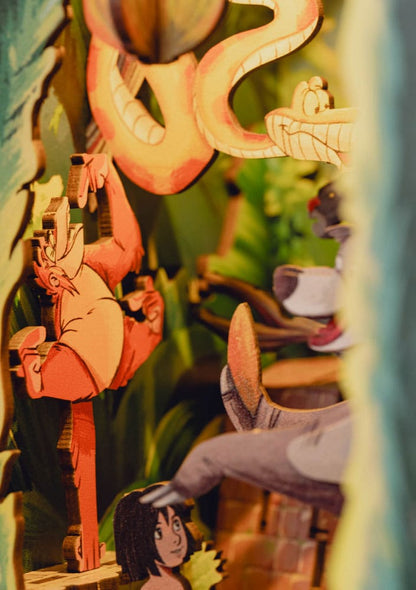 Disney Tiny Adventures Boek Nook Mini Diorama Het Jungleboek 23 cm