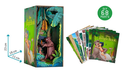 Disney Tiny Adventures Boek Nook Mini Diorama Het Jungleboek 23 cm