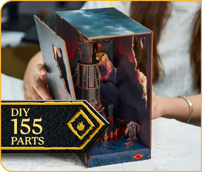 The Lord of the Rings Tiny Adventures Boek Nook Mini Diorama Barad-Dûr 23 cm