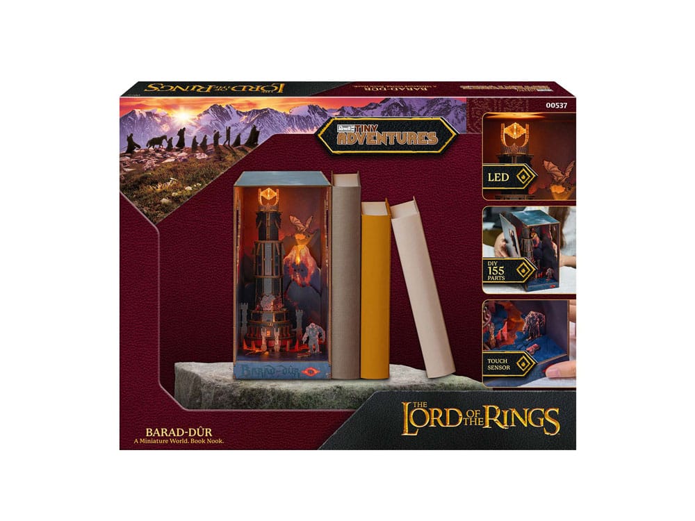 The Lord of the Rings Tiny Adventures Boek Nook Mini Diorama Barad-Dûr 23 cm
