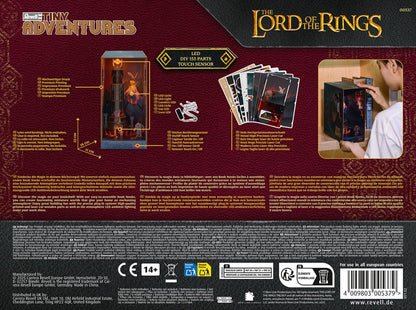 The Lord of the Rings Tiny Adventures Boek Nook Mini Diorama Barad-Dûr 23 cm
