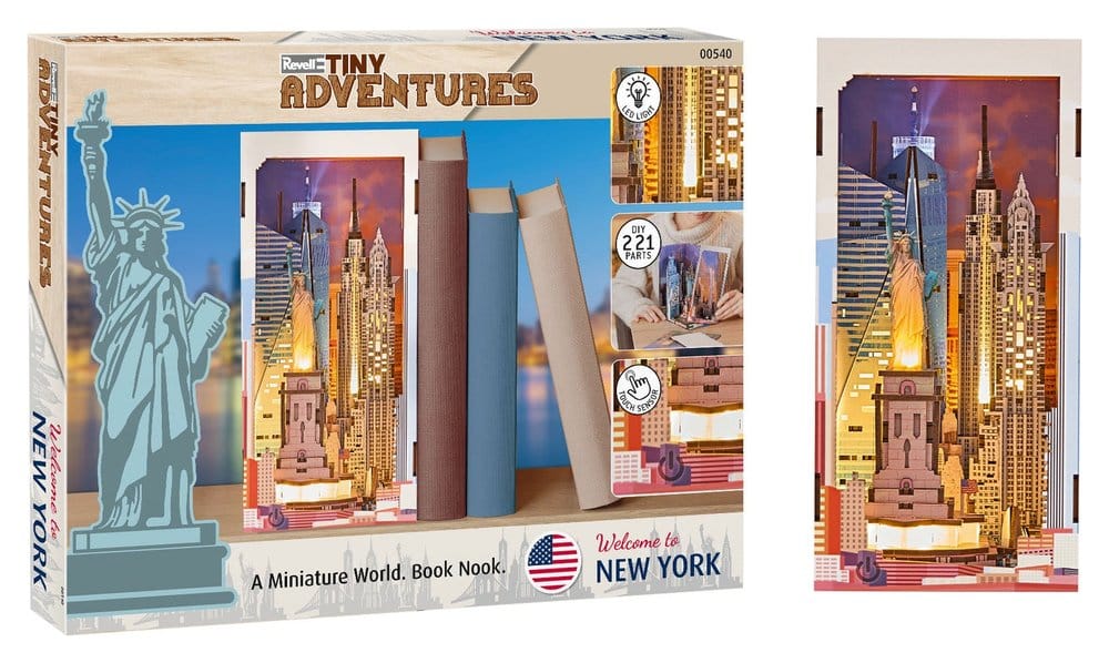 Revell Tiny Adventures Boek Nook Mini Diorama New York 18 cm