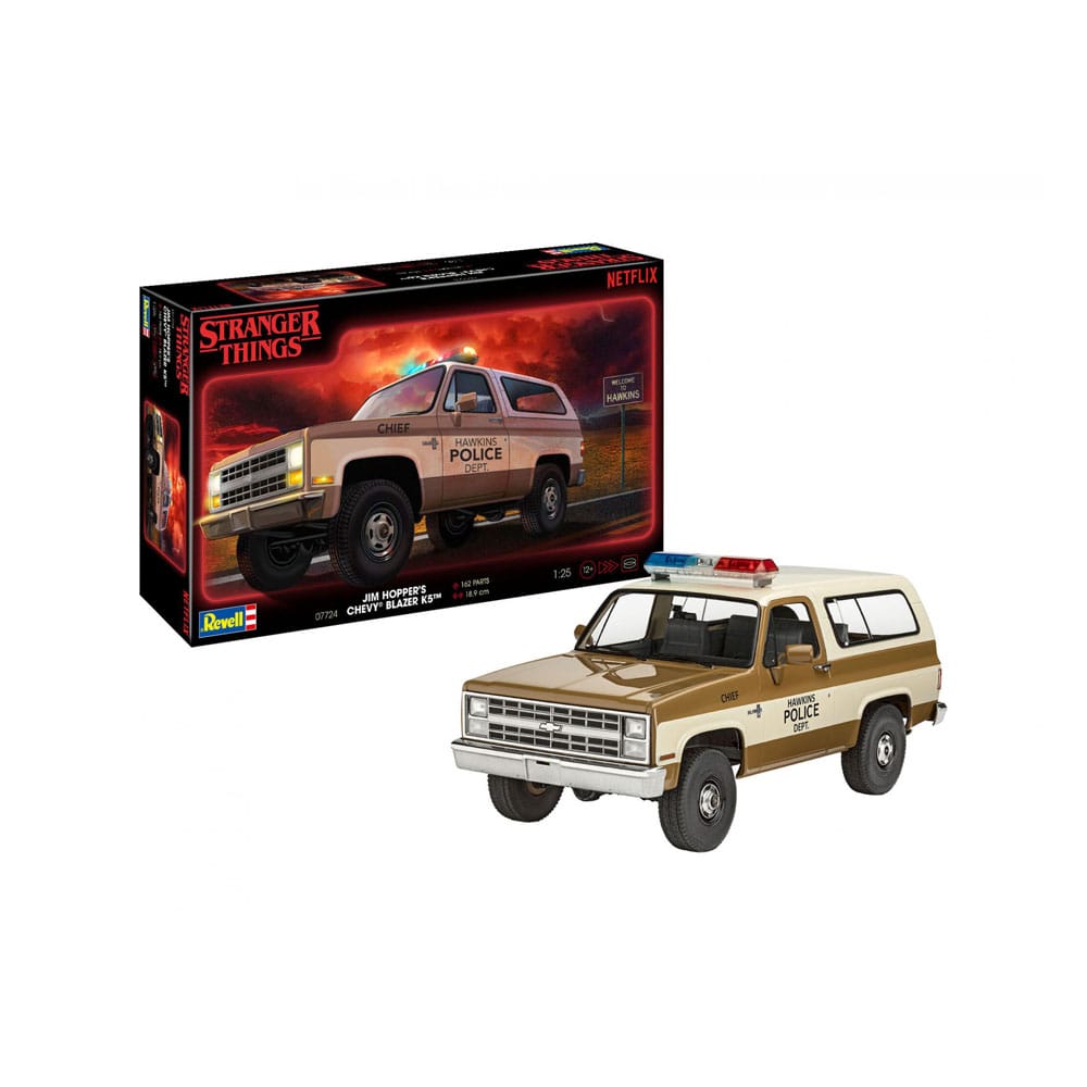 Stranger Things Modelbouwset 1/25 1985 Chevrolet K5 Blazer 19 cm