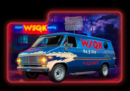 Stranger Things Modelbouwpakket 1/25 Squawk Van 21 cm