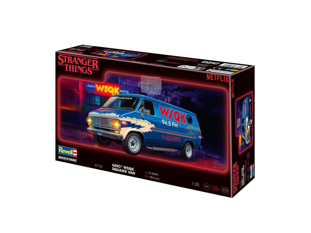 Stranger Things Modelbouwpakket 1/25 Squawk Van 21 cm
