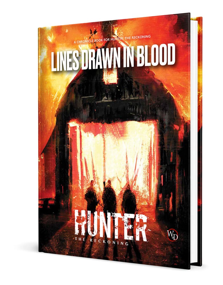 Hunter: The Reckoning 5e editie RPG-boek Lines Draw in Blood Sourcebook *Engelse versie*