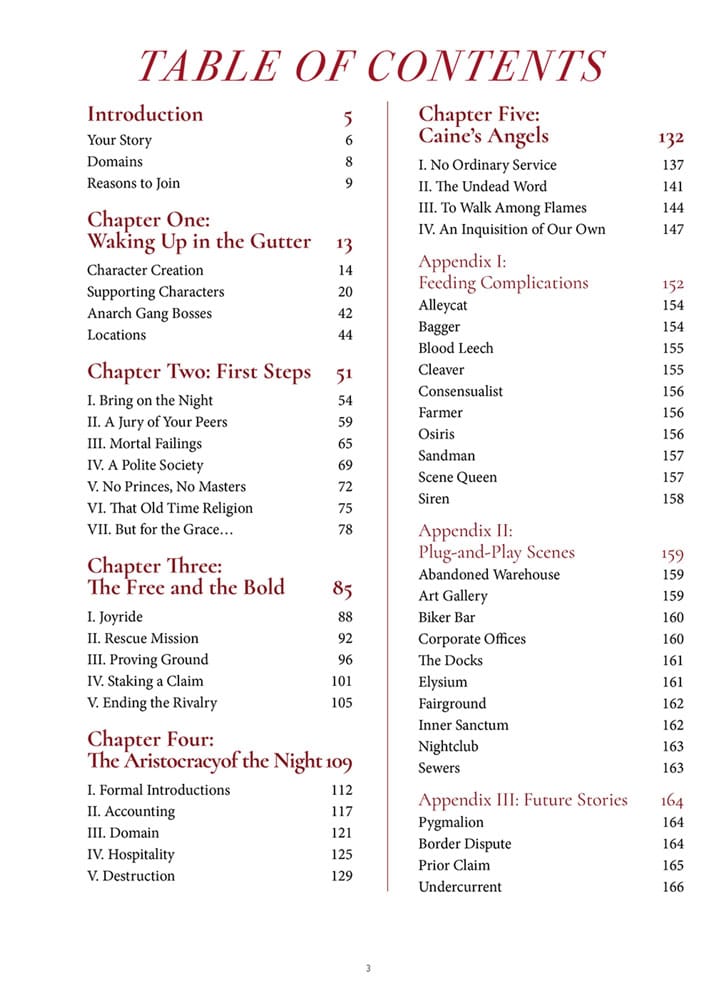 Vampire: The Masquerade 5e editie RPG-boek The Crimson Gutter Chronicle Book *Engelse versie*