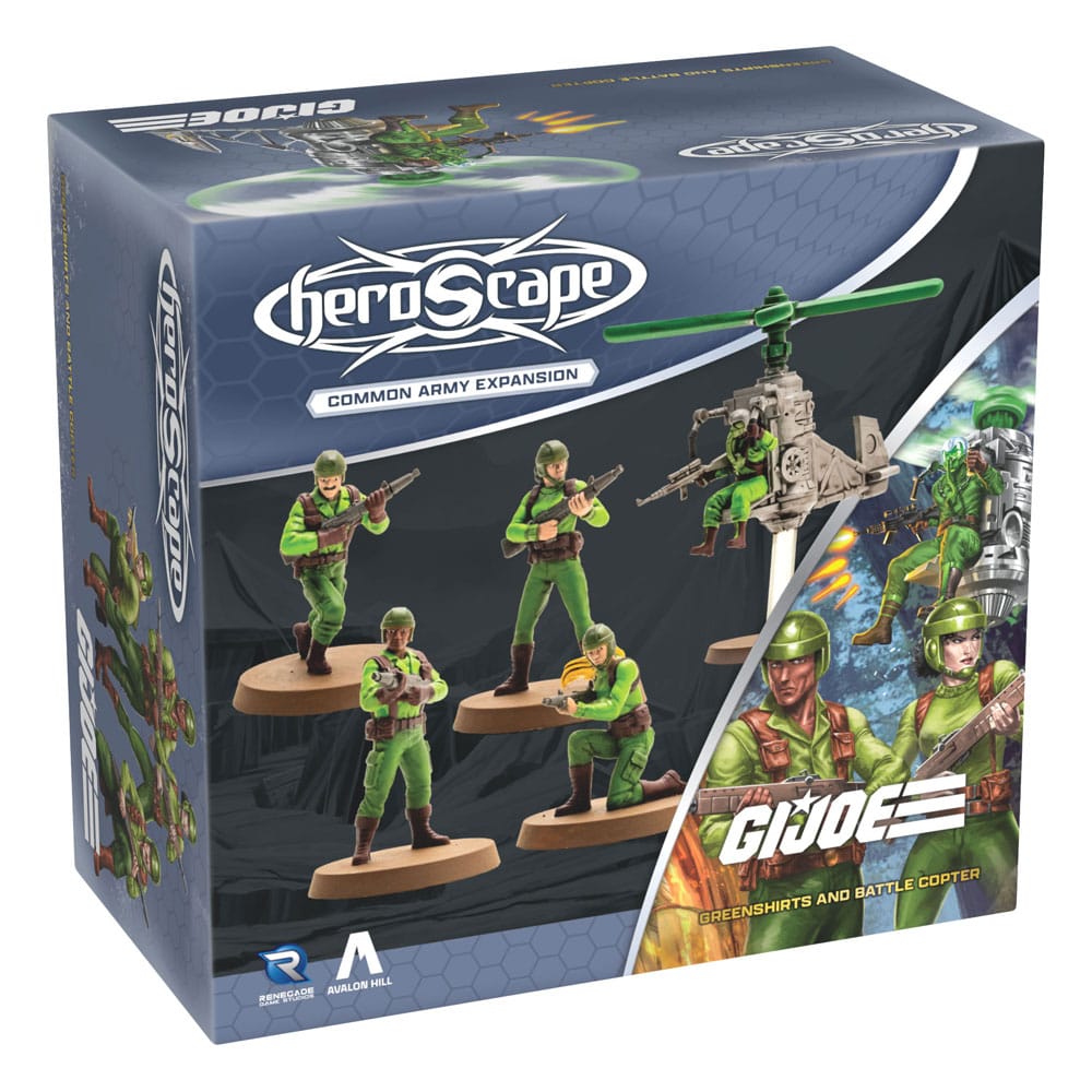 G.I.Joe Heroscape Army Expansion Greenshirts & Battle Copter (algemeen) *Engelse versie*