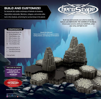 Heroscape-terreinuitbreiding The Caverns of Valhalla *Engelse versie*