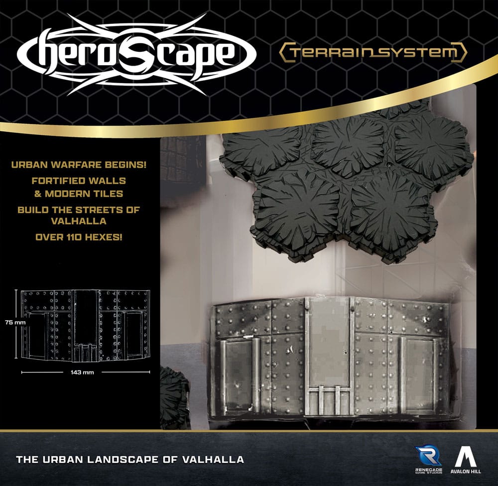 Heroscape-terreinuitbreiding Het stedelijke landschap van Valhalla *Engelse versie*