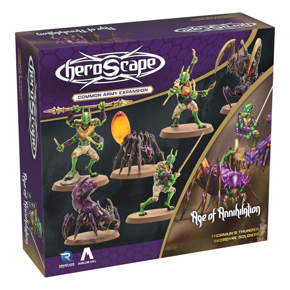Heroscape-legeruitbreiding Tijdperk van vernietiging Skordyre-soldaten (algemeen) *Engelse versie*