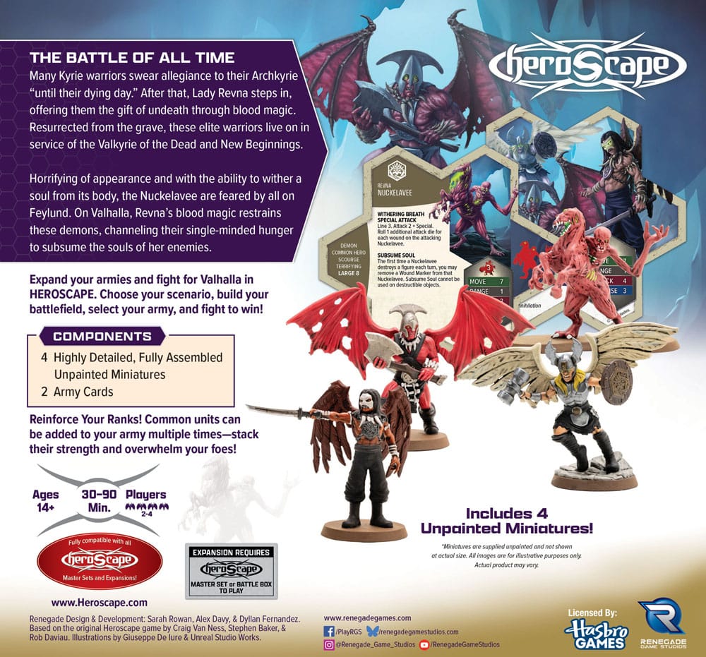Heroscape Legeruitbreiding Age of Annihilation Revenants of Revna & Nuckelavee (algemeen) *Engelse versie*