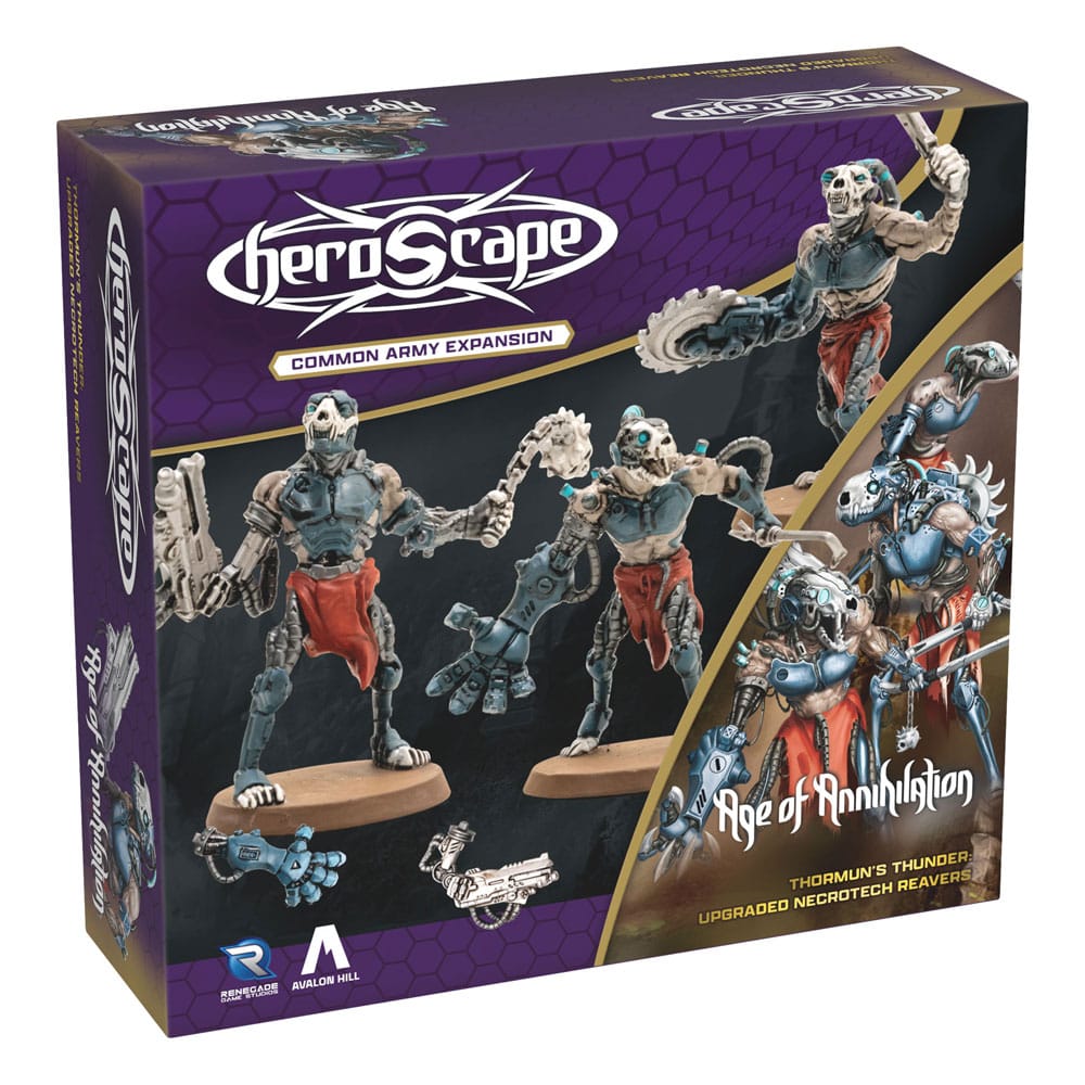 Heroscape-legeruitbreiding Age of Annihilation Opgewaardeerde Necrotech Reavers (algemeen) *Engelse versie*