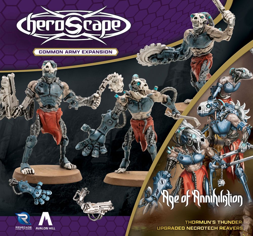 Heroscape-legeruitbreiding Age of Annihilation Opgewaardeerde Necrotech Reavers (algemeen) *Engelse versie*