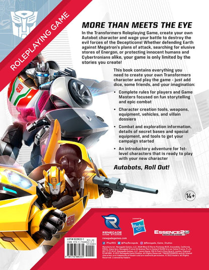 Transformers RPG Core Rulebook *Englische versie *
