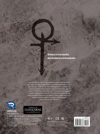 Vampire: The Masquerade 5e editie RPG-boek Alma Maters Sourcebook *Engelse versie*