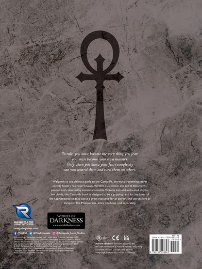Vampire: The Masquerade 5e editie RPG-boek Camarilla Sourcebook *Engelse versie*
