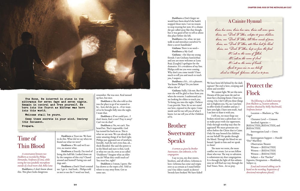 Vampire: The Masquerade 5e editie RPG-boek Cults of the Blood Gods Sourcebook *Engelse versie*