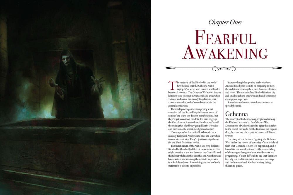 Vampire: The Masquerade 5e editie RPG-boek Gehenna War Sourcebook *Engelse versie*