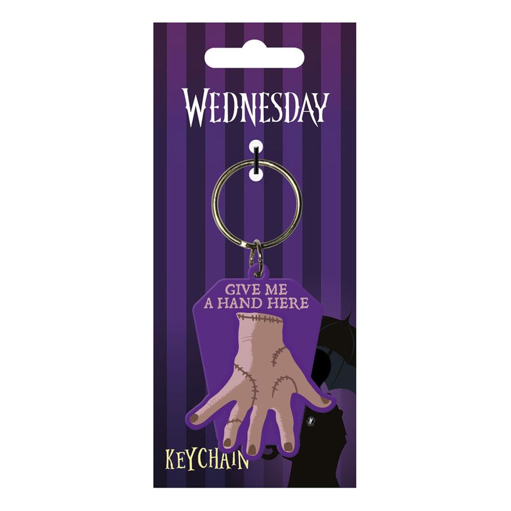 Woensdag rubber sleutelhanger geef me een handje