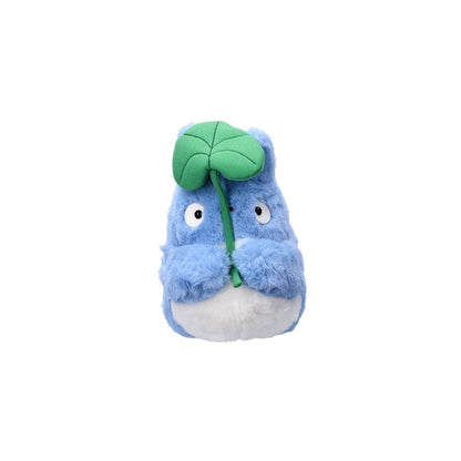 Mijn buur tot totoro nakayoshi pluche figuur medium totoro met blad 20 cm