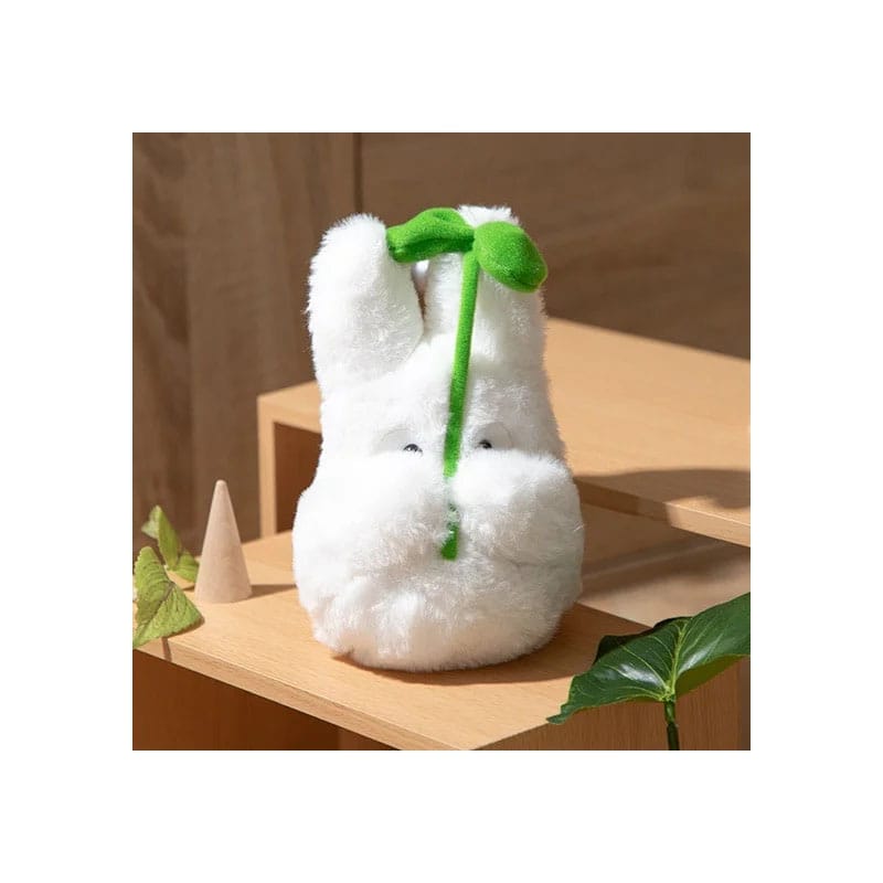 Mijn buurman totoro nakayoshi pluche figuur kleine totoro met blad 19 cm