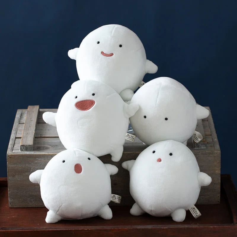De jongen en de Heron pluche figuur Warawara glimlachend 14 cm
