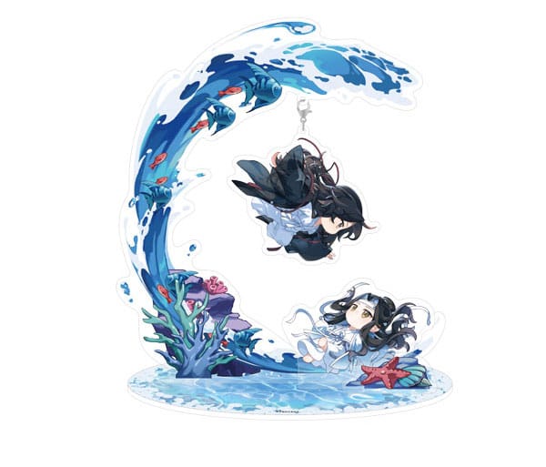 Grootmeester van de demonische teelt acryldiorama Wei Wuxian & lan wangji zhao xi chi ver. 18 cm