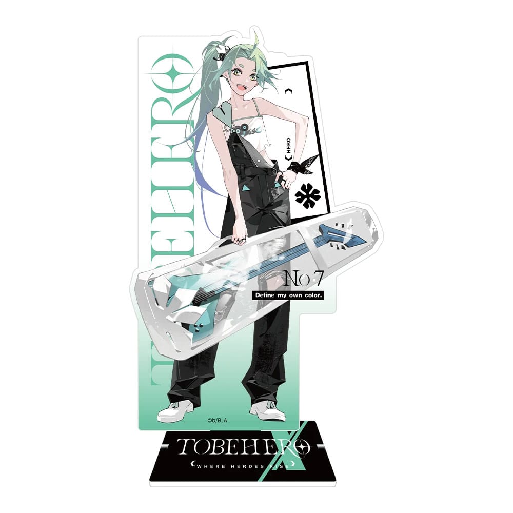 To Be Hero X Acryl Stand Hero Show Series Lucky Cyaan 17 cm