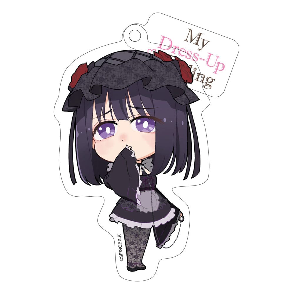 Mijn verkleed lieveling Acryl Keychain Marin Shizuku Cosplay Chibi Style 8 cm