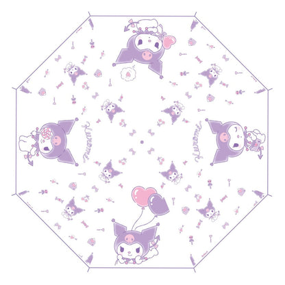 Sanrio Riet Paraplu Kuromi Kawaii Transparant