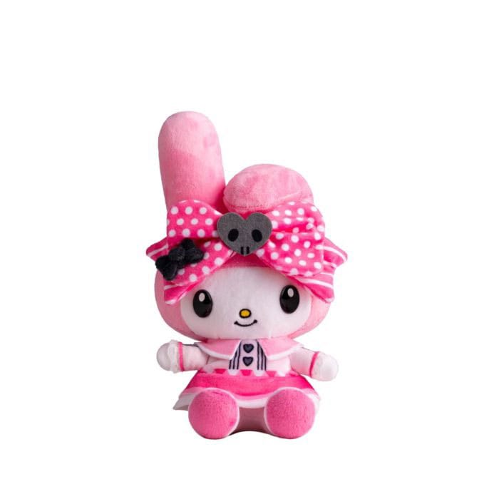 Sanrio Pluche Figuur My Melody Roze Zwart Party Jubileumeditie XL 35 cm